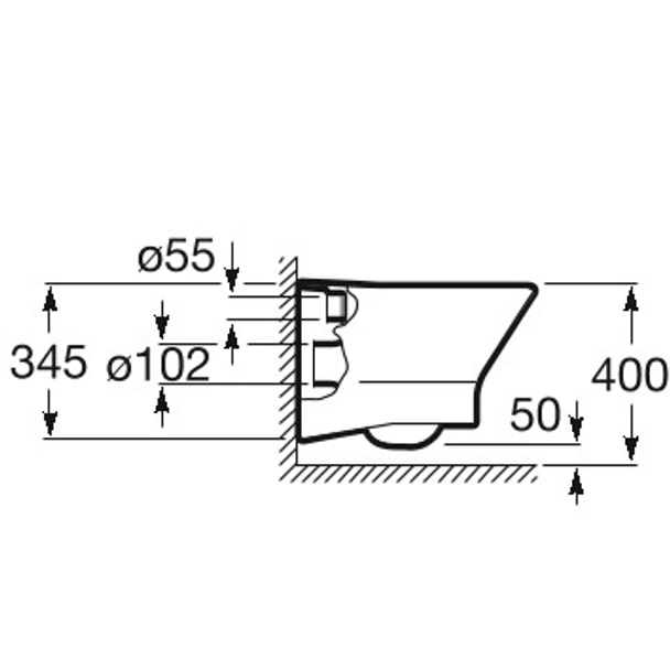 Тоалетна чиния окачена nexo roca 346640000 - Image 3