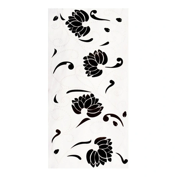 Декор 25х50 см Леда лотос лукс сив 1840 KAI