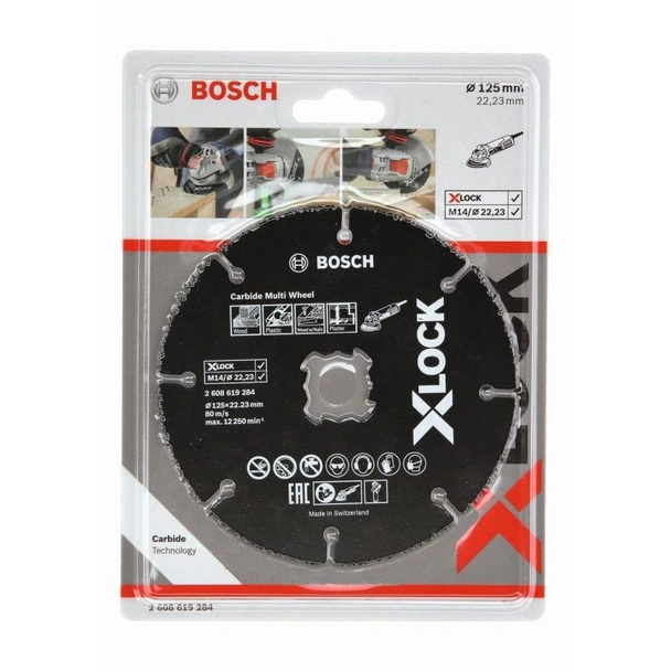 Диск за дърво и пластмаса X-LOCK Carbide ∅125 мм BOSCH - Image 2