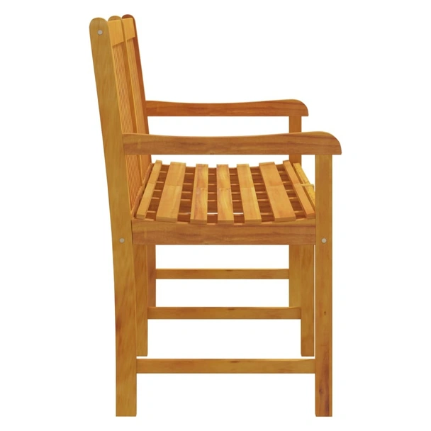 Градинска пейка, 150 cм, акациево дърво масив - VL316611 - Image 4