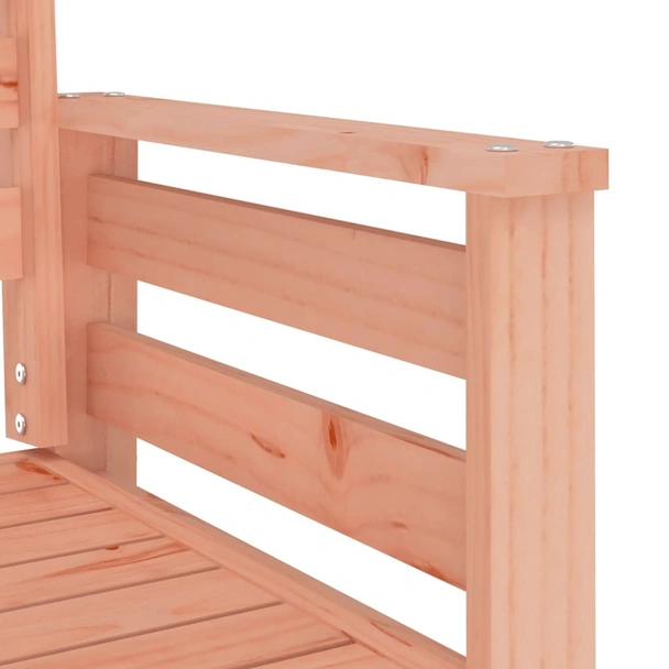 Градинска пейка с маса, 2-местна, масивна дугласка дървесина - VL825161 - Image 6