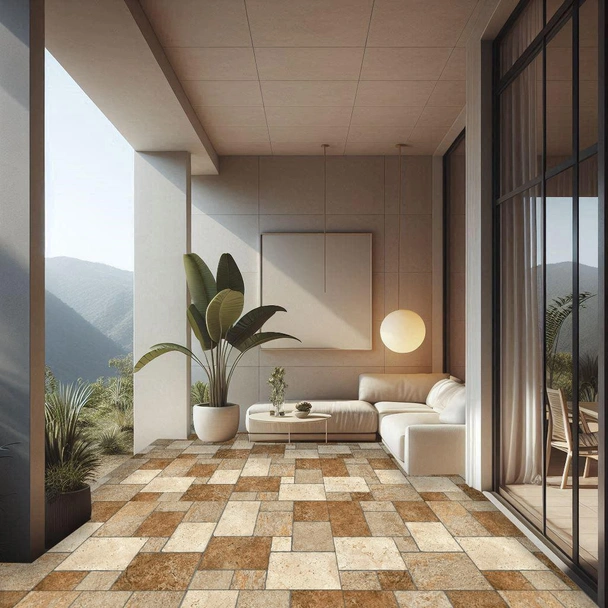 Гранитогрес 45.6x45.6 см Piazza Brown IZIDA CERAMICA - Image 4