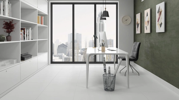 Гранитогрес Blanco Mate Pamesa 60.8×60.8 см - Бял - Pamesa - Image 2