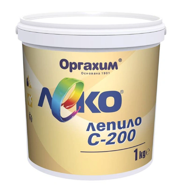 Лепило C200 Леко 1кг ОРГАХИМ