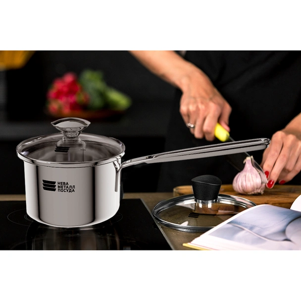 Малка тенджера 0.8 л ø10.5 см NEVA METAL - Image 3