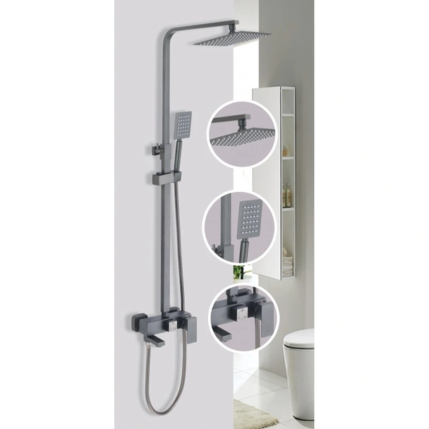 Душ система Ясмина Gun Grey ICT 8866GG INTER CERAMIC - Image 2