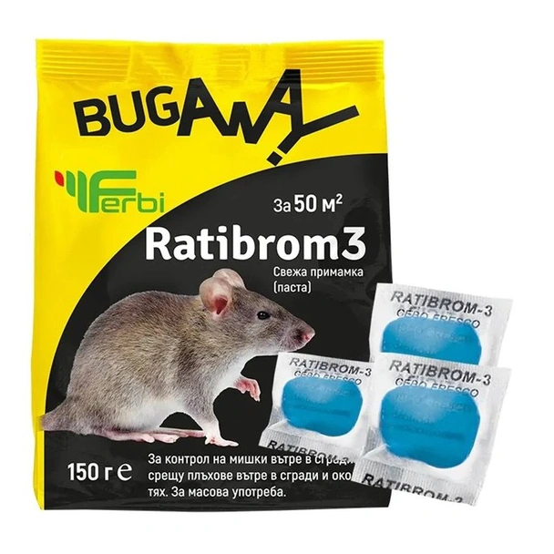 Отрова за мишки и плъхове Ratibrom 3 - Image 2