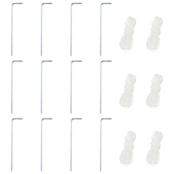 Шестоъгълна pop-up шатра с 6 стени кремавобяла 3,6x3,1 м - Image 10