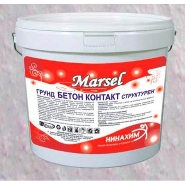 Грунд Бетон контакт структурен 5 кг MARSEL