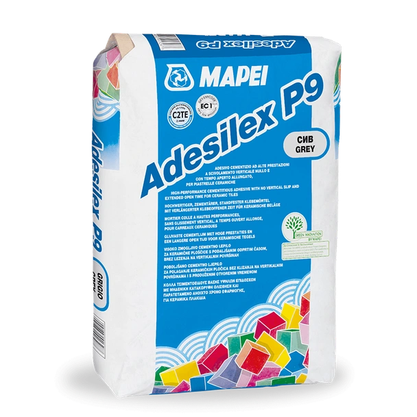 Лепило за керамика и камък Adesilex P9 E 25 кг сив MAPEI