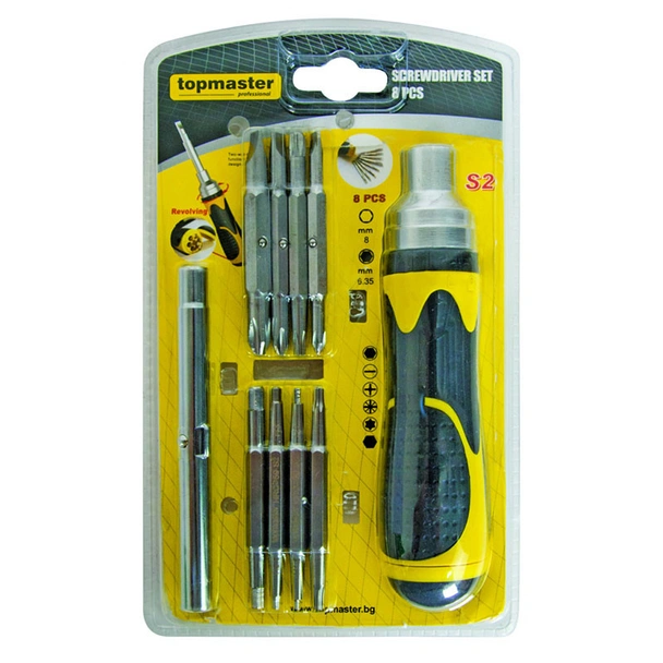 Отвертка с тресчотка 16 в 1 - Topmaster