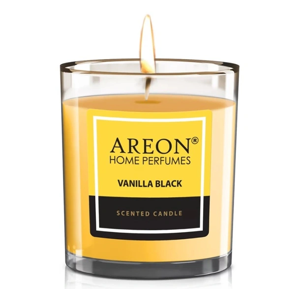 Ароматна свещ Черна ванилия 120 гр AREON - Image 2
