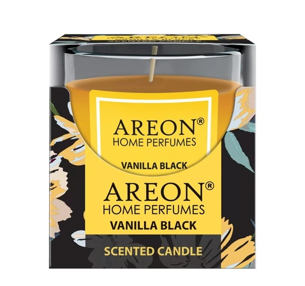 Ароматна свещ Черна ванилия 120 гр AREON - Image 3