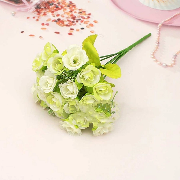 Декоративен букет 21 мини розички 26 см - Image 6