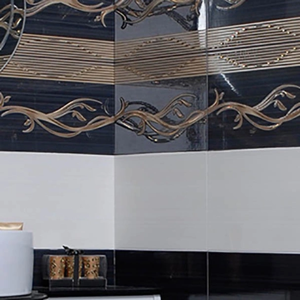 Фриз 6х40 см Сорел лукс черен 0284 KAI - Image 2