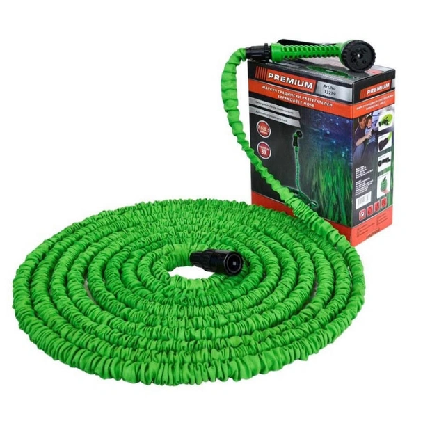 Градински разтегателен маркуч от 7.5 м до 22.5 м PREMIUM