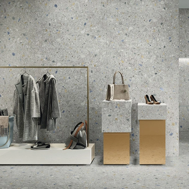 Гранитогрес 60x120 см Stracciatella Cenere Rect BALDOCER - Image 2