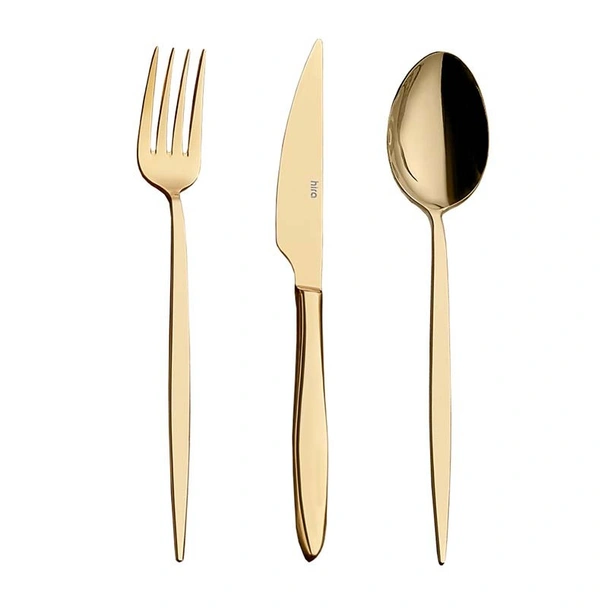 Комплект прибори 18 части злато Istanbul HIRA - Image 2