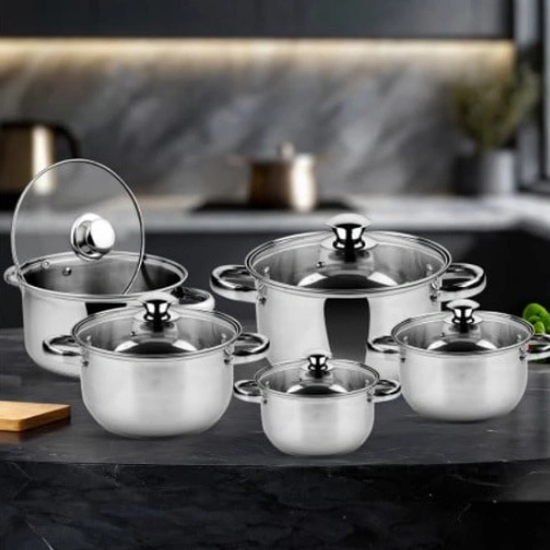 Комплект тенджери 18/20/22/24/26 см 5 бр. ROSBERG - Image 2