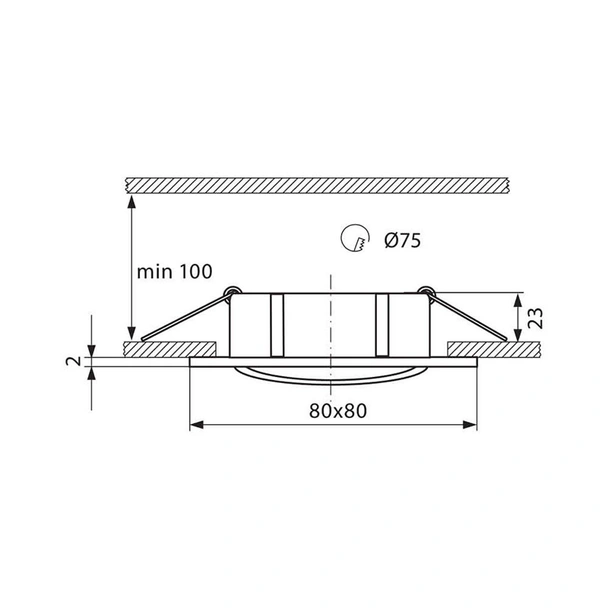 Луна за вграждане REFF SL510 N/M - Image 2