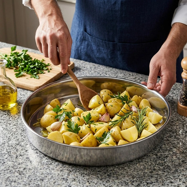 Тава инокс 32x5 см LUIGI FERRERO - Image 2