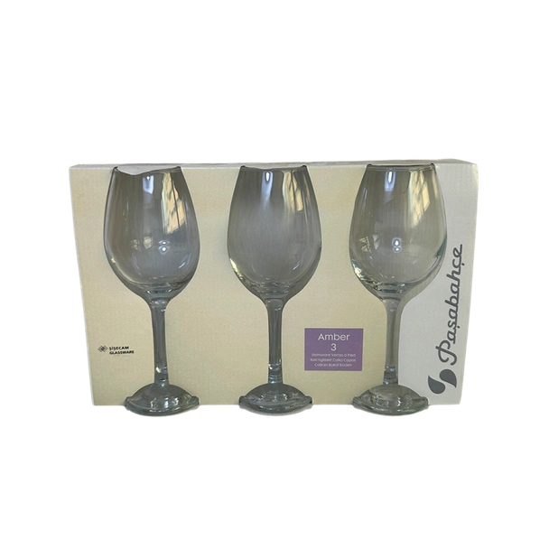 Чаши за вино 290 мл 3 бр. Amber PASABAHCE - Image 3