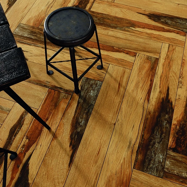 Гранитогрес 20x120 см Burningwood HDR Wood DECOVITA - Image 6