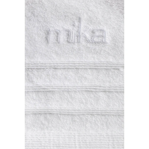 Кърпа за лице Exclusive New 50x90 см бяла MIKA - Image 2
