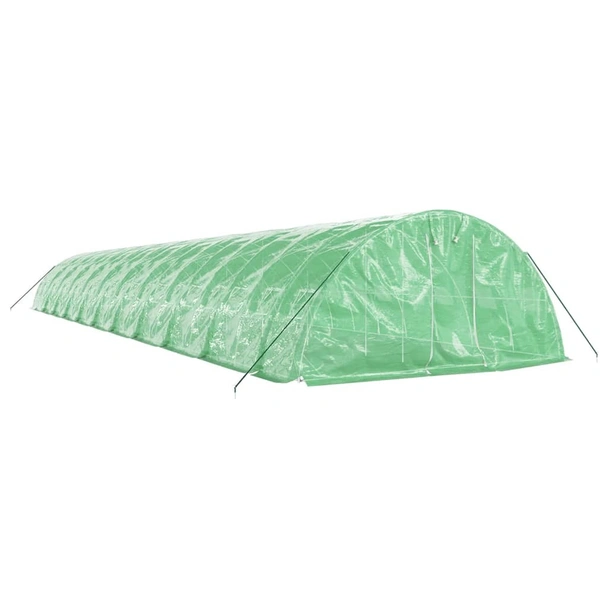 Оранжерия със стоманена рамка зелена 110 м² 22x5x2,3 м - Image 2