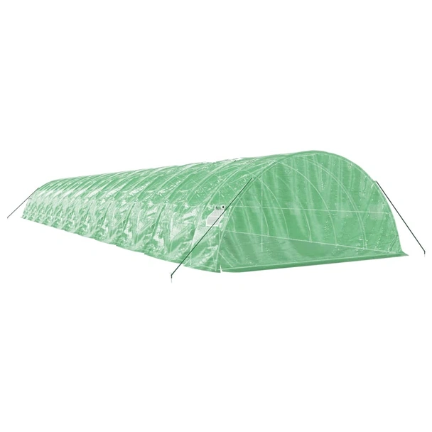 Оранжерия със стоманена рамка зелена 110 м² 22x5x2,3 м - Image 5