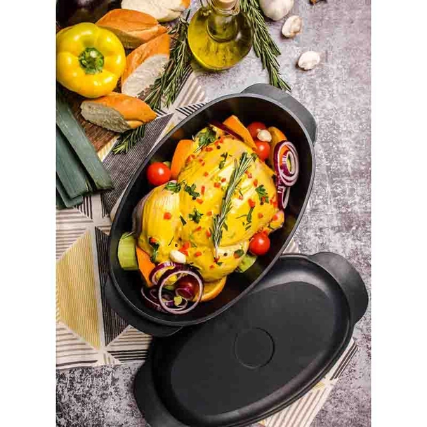 Овална тава с капак 4 л - Image 4