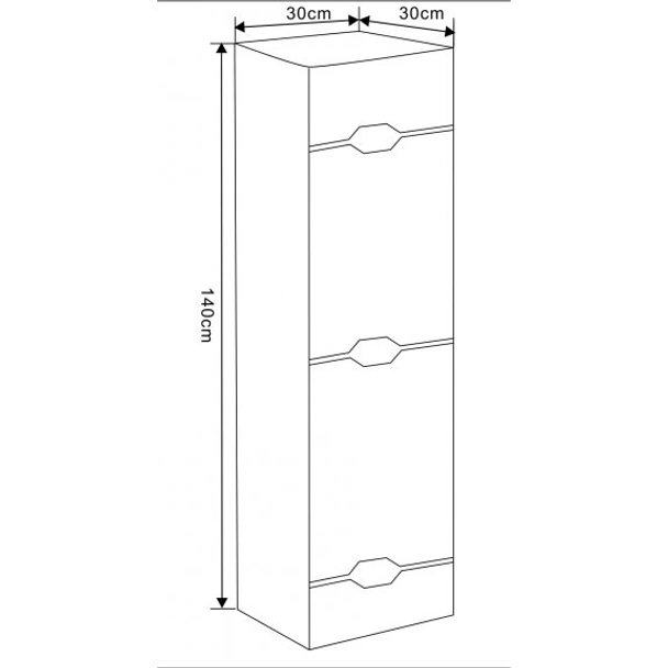 Pvc колона за баня : icp 3028 "мелани" - Image 4