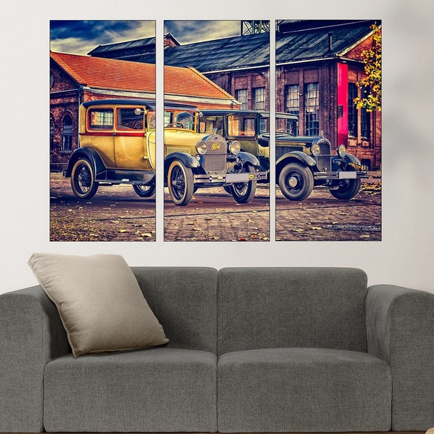Ретро автомобил FORD - картина пано за стена - Image 2