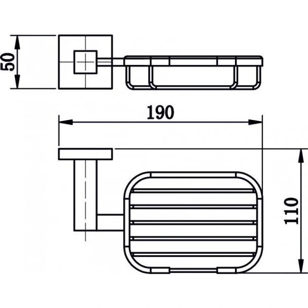 Сапунерка за баня Наоми ICA 2669 INTER CERAMIC - Image 2