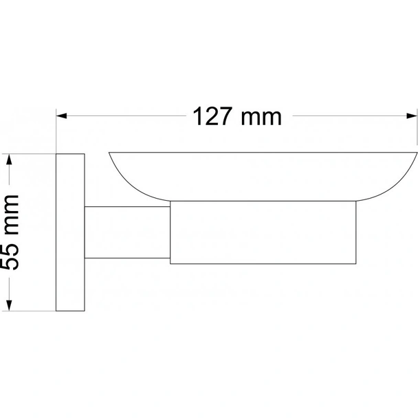 Сапунерка за баня Ноа ICA 5359 INTER CERAMIC - Image 2