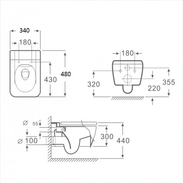 Тоалетна чиния Балта 3435 - Image 3