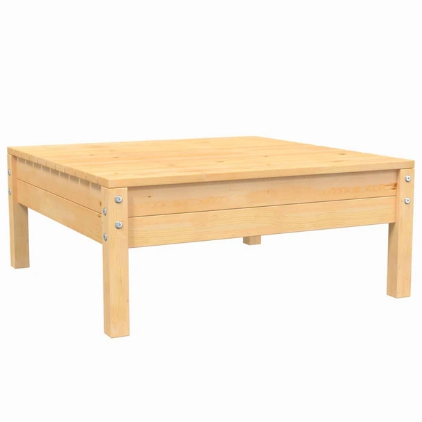 Градински комплект с възглавници, 3 части, борова дървесина масив - Image 4