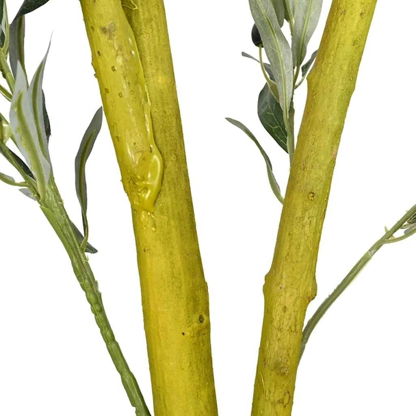 Изкуствено маслиново дърво 300 см зелено - Image 4