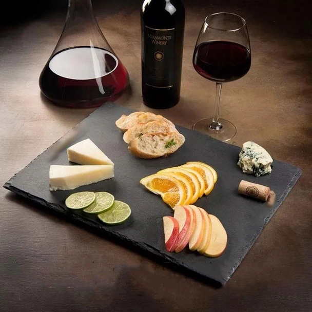 Каменна плоча за сервиране 26.5x16.2x0.5 см черна BRIO - Image 6