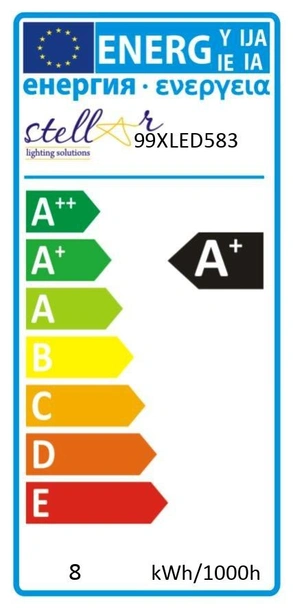 LED лампа PEAR A60 SMD2835 8W E27 230V топло бял - Image 2