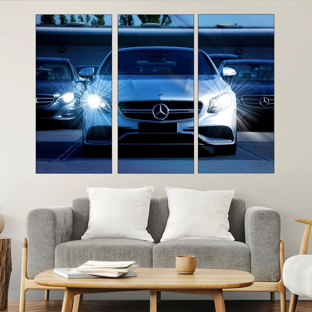 Мерцедес AMG C63 - картина пано за стена - Image 2