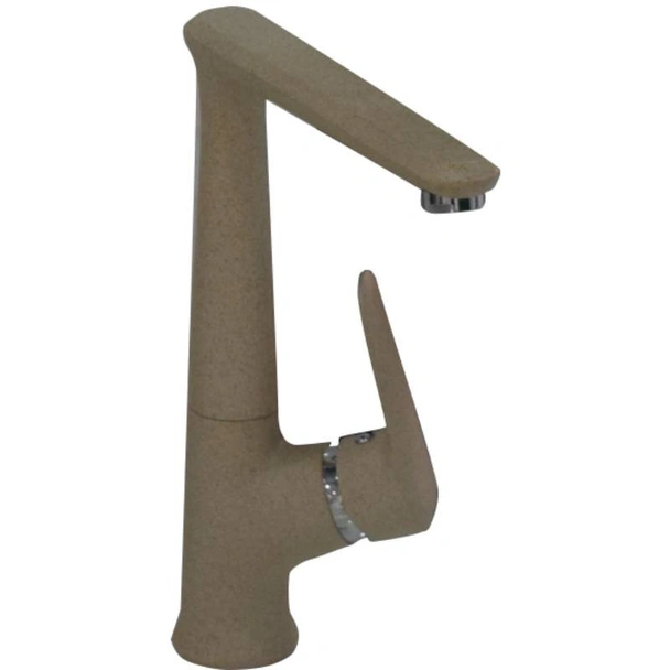 Висок стоящ смесител за кухня Талия пясъчен INTER CERAMIC