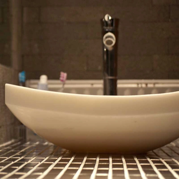 Мивка за баня Washbasin SC White 40x46x14 см AKROLITHOS - Image 2