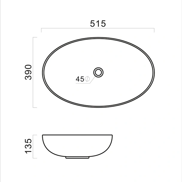 Мивка за плот 51.5x39x13.5 см TWB018 FORMA VITA - Image 2
