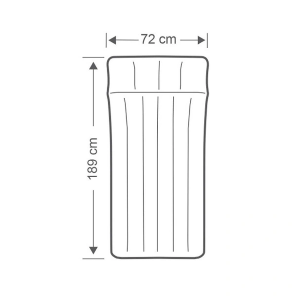 Надуваем дюшек за къмпинг 72x189x20 см INTEX - Image 4