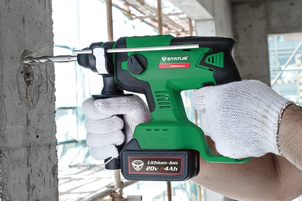 Перфоратор - акумулаторен, безчетков - STATUS - Image 6