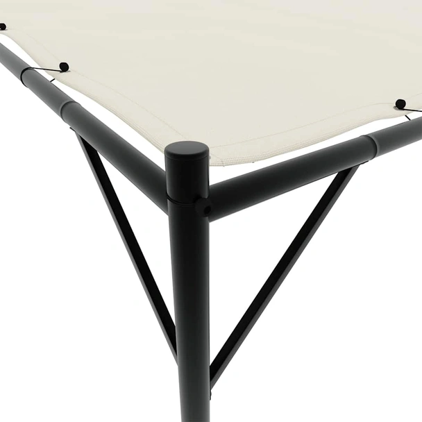 Шатра, бяла, 4х4 м, 180 г/м², плат и стомана - Image 7