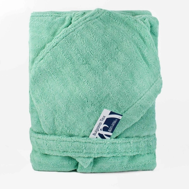 Халат за баня Сити мента размер M BULGARIA TEX - Image 2