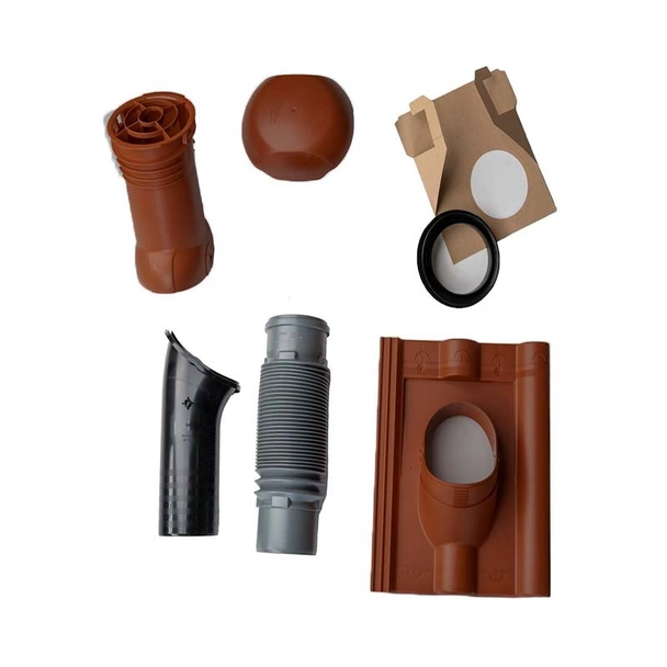 Комплект керемида отдушник DuroVent червенокафяв BRAMAC - Image 2