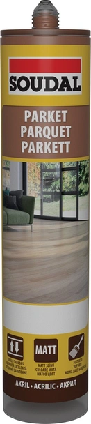 Паркетен уплътнител махагон 290мл SOUDAL/113090